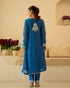 Blue Jasmine – Dori Embroidered A-Line Suit Set